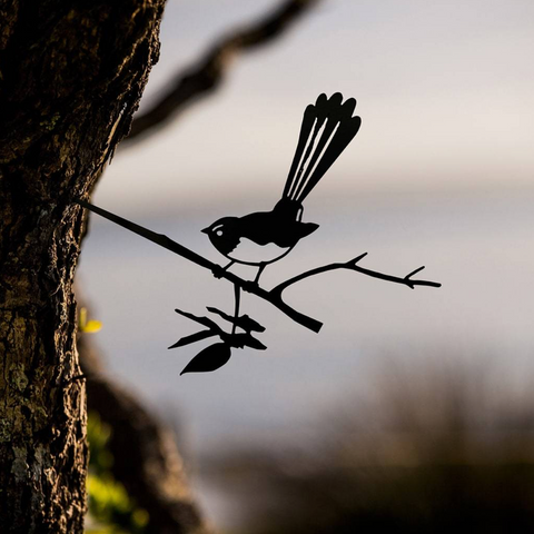 Metalbird - Garden Art - Willy Wagtail