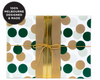 Inky Co - Christmas Gloss Roll Wrap - Dottie Green
