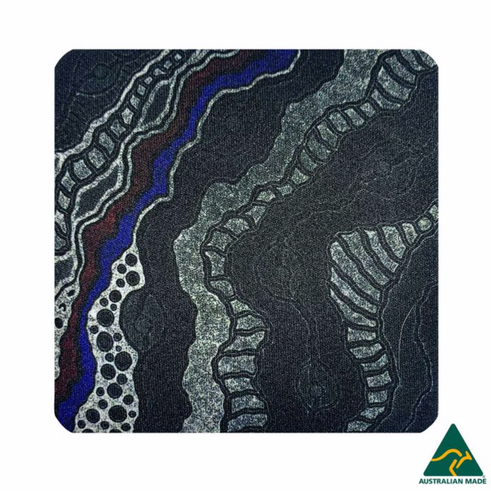 Utopia Australia - Neoprene Coaster - Delvine Petyarre - My Country