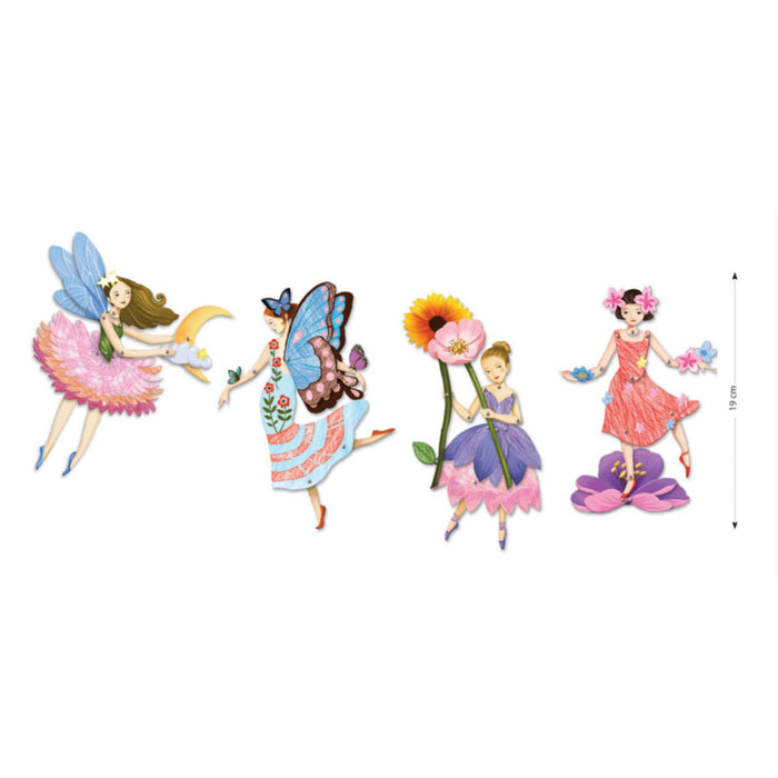 Djeco - Paper Puppets Set - Fairy