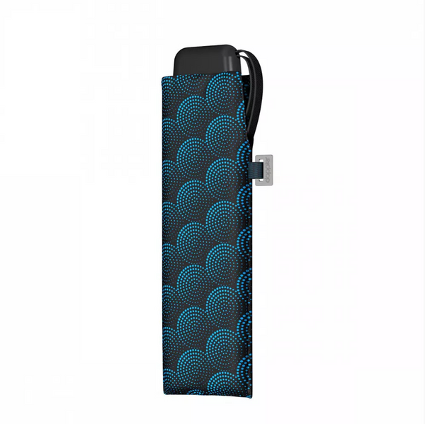 Doppler - Carbonsteel Mini Slim Umbrella - Twister Blue