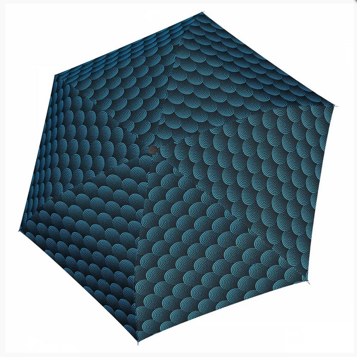 Doppler - Carbonsteel Mini Slim Umbrella - Twister Blue