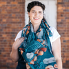 The Spotted Quoll Studio - Square Scarf - Turning Fagus