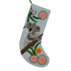 Velvet & Vixen - Embroidered Christmas Stocking - Koala on Pastel Blue