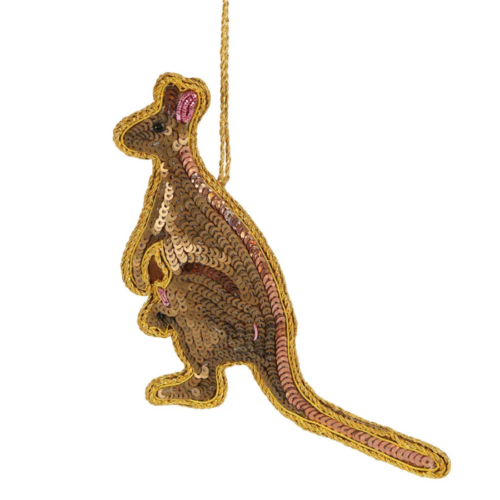 Velvet & Vixen - Christmas Tree Decoration - Kangaroo