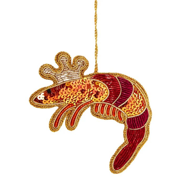 Velvet & Vixen - Christmas Tree Decoration - King Prawn