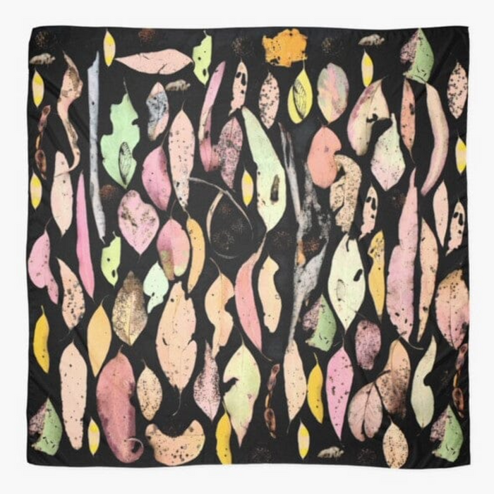 The Spotted Quoll Studio - Square Scarf - Autumn Forager