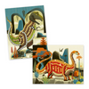 Djeco - Dinosaurs Sticker Mosaics Set