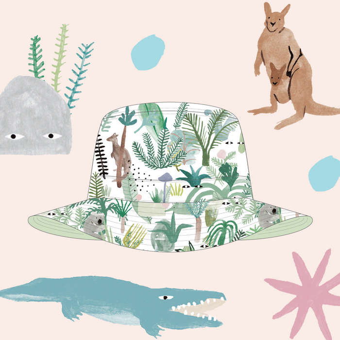 Halcyon Nights - Child Sun Hat - Fern Gully