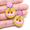 Pixie Nut & Co - Wooden Earrings - Gum Blossom