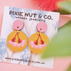 Pixie Nut & Co - Wooden Earrings - Gum Blossom