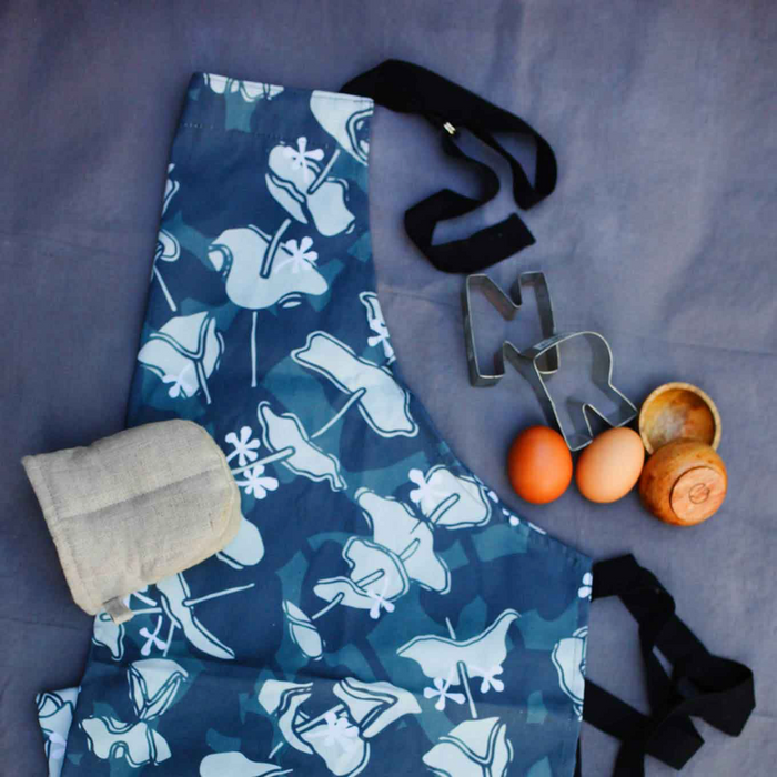 The Spotted Quoll Studio - Cotton Apron - Risdonii Eucalyptus