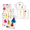 Djeco - Massive Fashion - Stickers & Paper Dolls Set