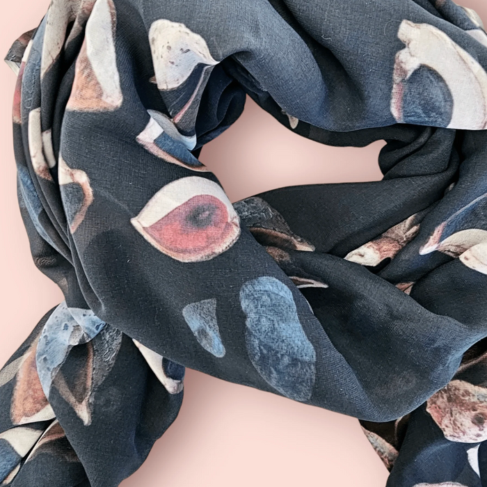 The Spotted Quoll Studio - Square Scarf - Seed Pods