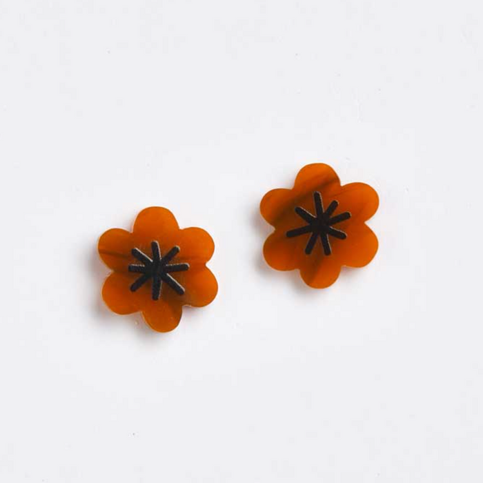 Martha Jean - Aster Studs - Clay