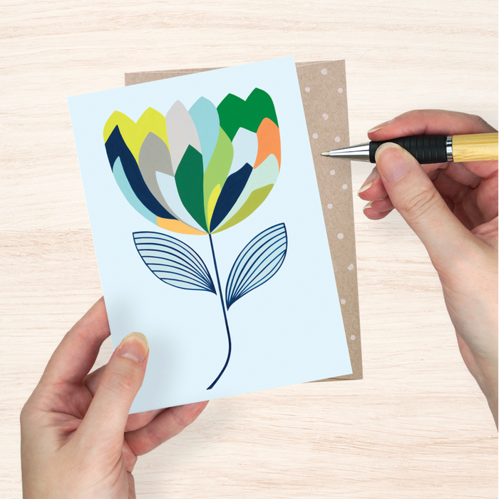 Claire Ishino - Greeting Card - Growing