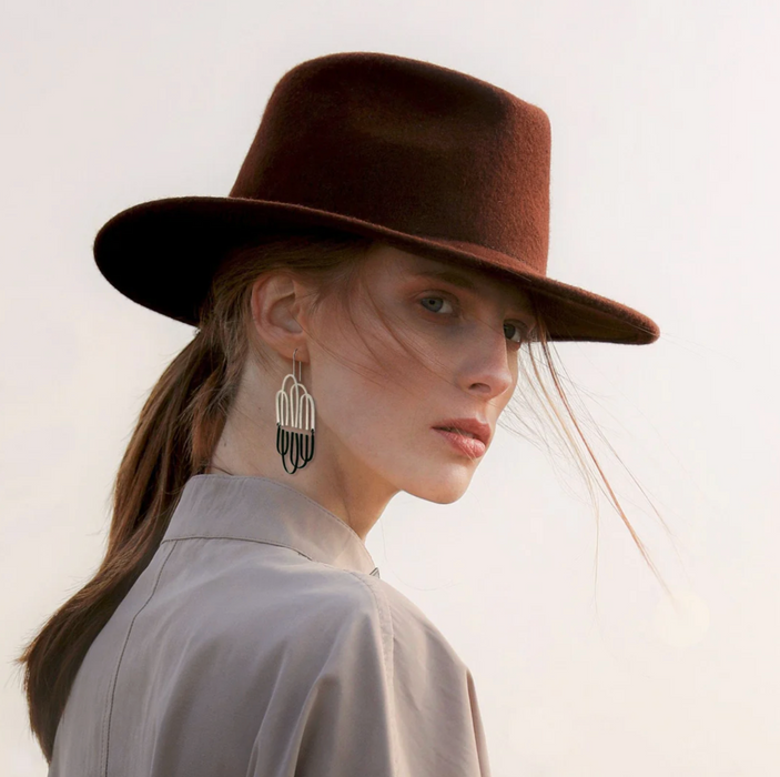 inSync Design - X2 Range Earrings - RAW/GOLD