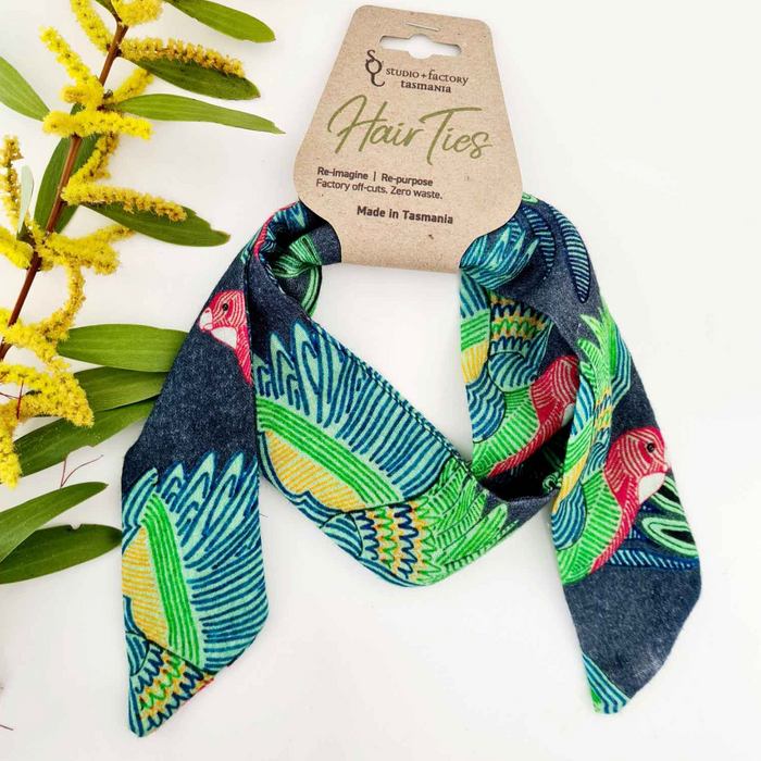 The Spotted Quoll Studio - Organic Cotton Hair Tie (Ribbon)