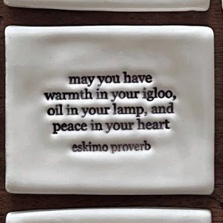 Paper Boat Press - Ceramic Rectangular Magnet