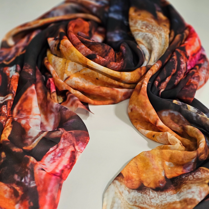 The Spotted Quoll Studio - Square Scarf - Fagus Fall