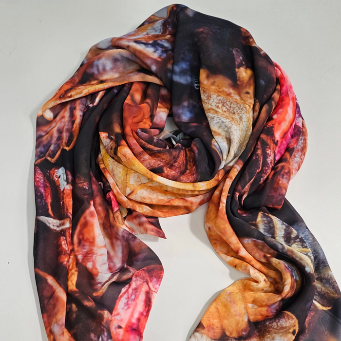 The Spotted Quoll Studio - Square Scarf - Fagus Fall