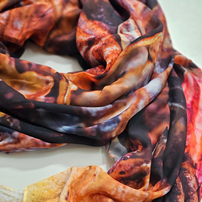 The Spotted Quoll Studio - Square Scarf - Fagus Fall