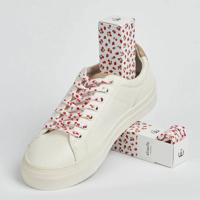 SLIWILS - Shoelaces - Fruity - Cherries & Strawberries