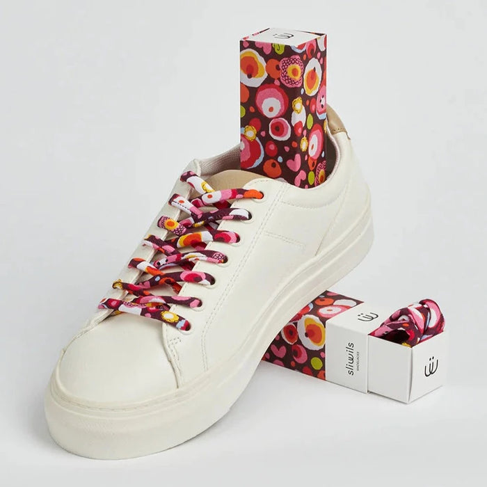 SLIWILS - Shoelaces - Fantasia - Fleur Rouge