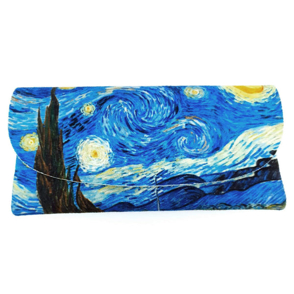Colorathur - Velour Glasses Case - Envelope Style - Van Gogh - Starry Night