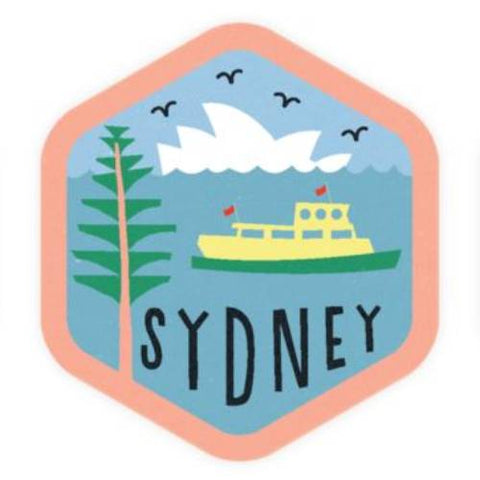 Sunday Paper - Vinyl Sticker - Sydney