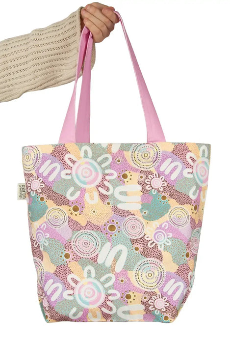Earth Greetings - Organic Cotton Tote Bag - Blessed