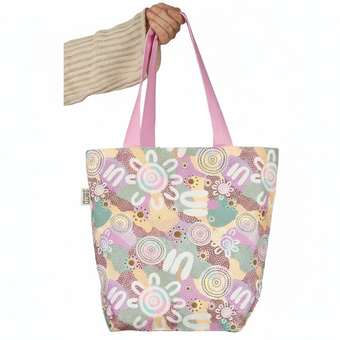 Earth Greetings - Organic Cotton Tote Bag - Blessed