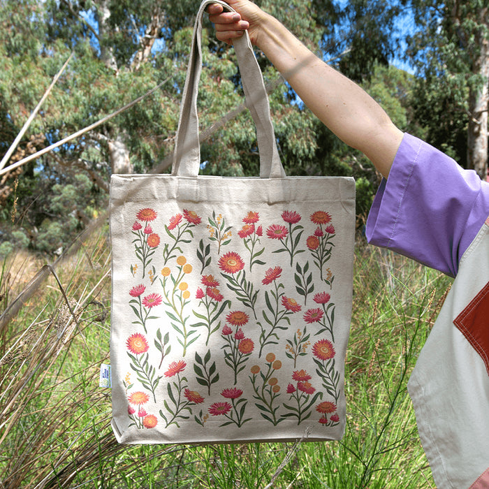 Earth Greetings - Organic Cotton Tote Bag - Everlasting Love
