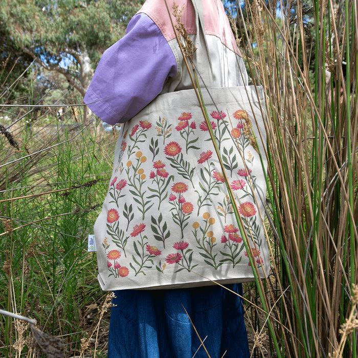Earth Greetings - Organic Cotton Tote Bag - Everlasting Love