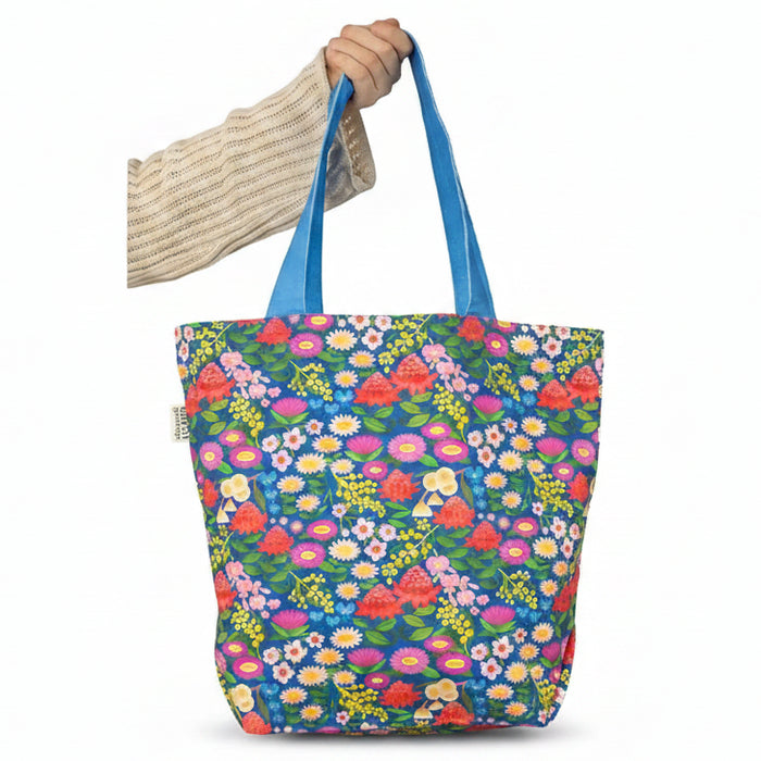 Earth Greetings - Organic Cotton Tote Bag -  Native Dance