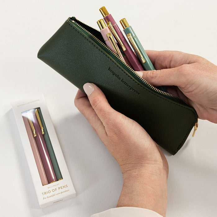 Bespoke Letterpress - Bloom Trio of Pens
