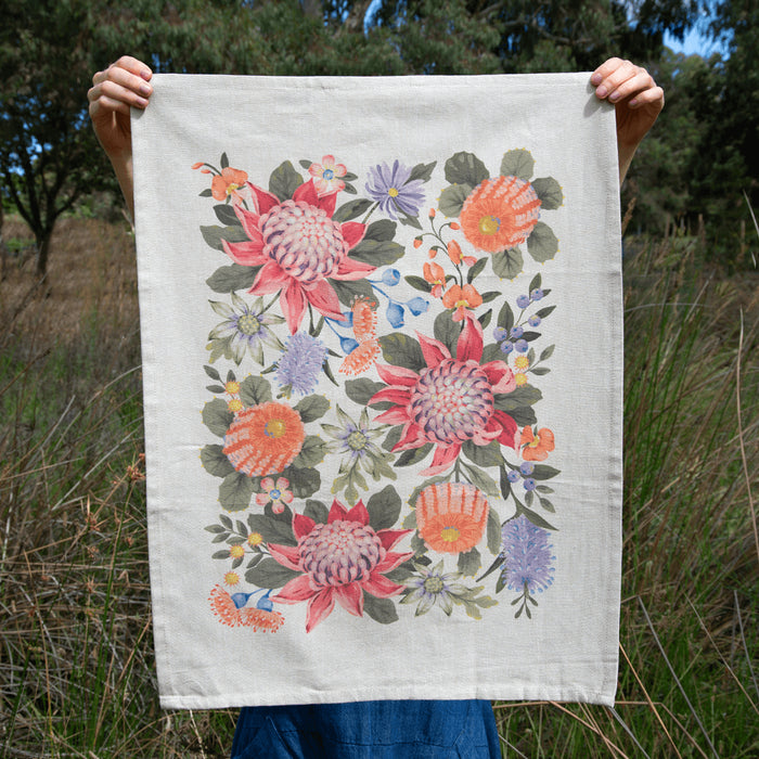 Earth Greetings - Tea Towel - Abundance