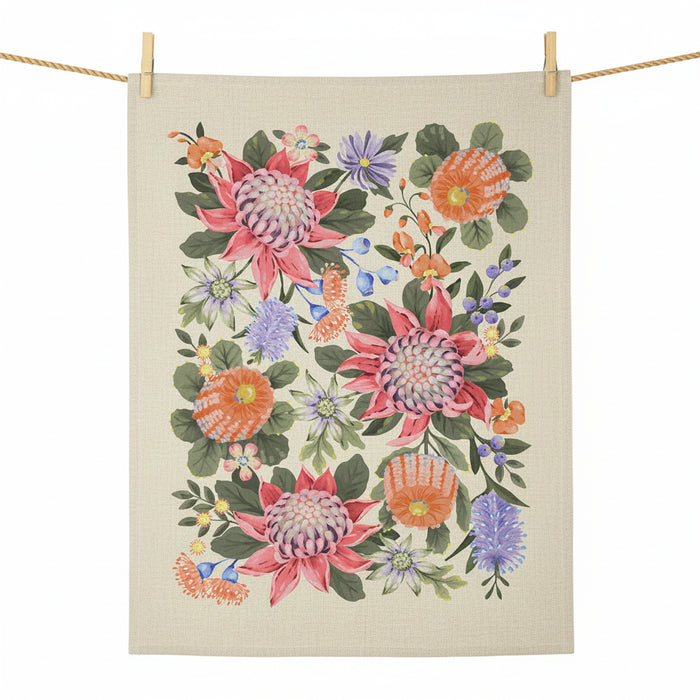Earth Greetings - Tea Towel - Abundance