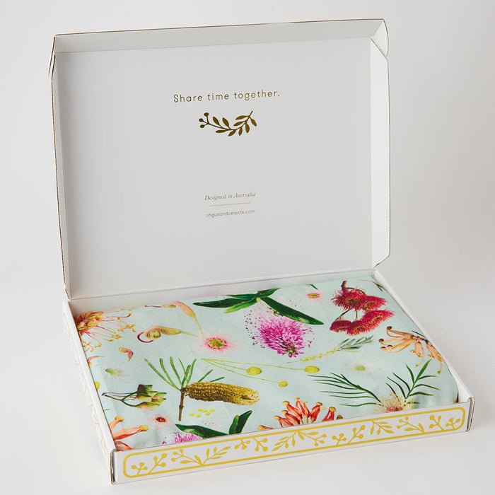 Angus & Celeste - Table Cloth - Flora Mint