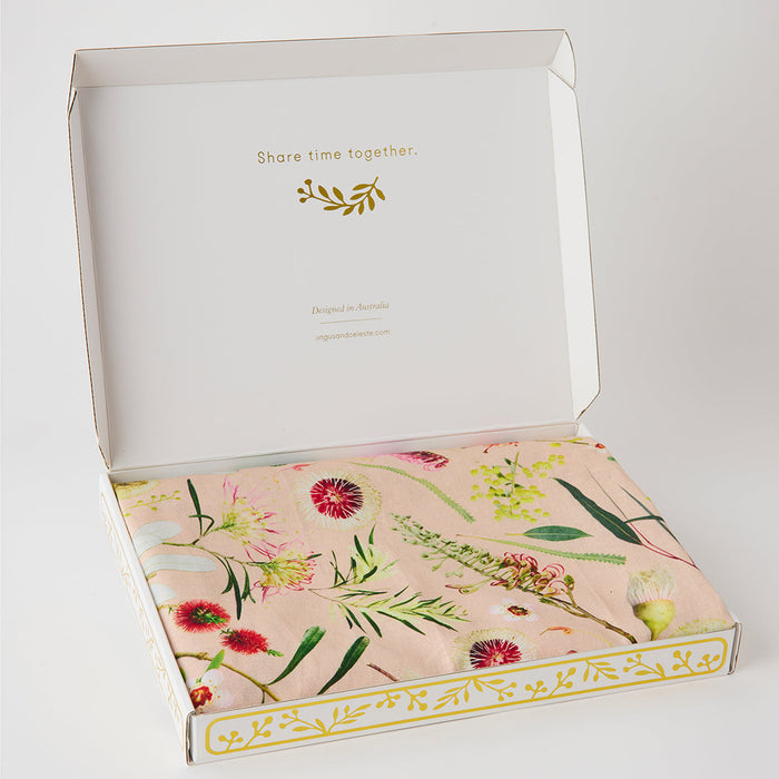 Angus & Celeste - Table Cloth - Flora Peach