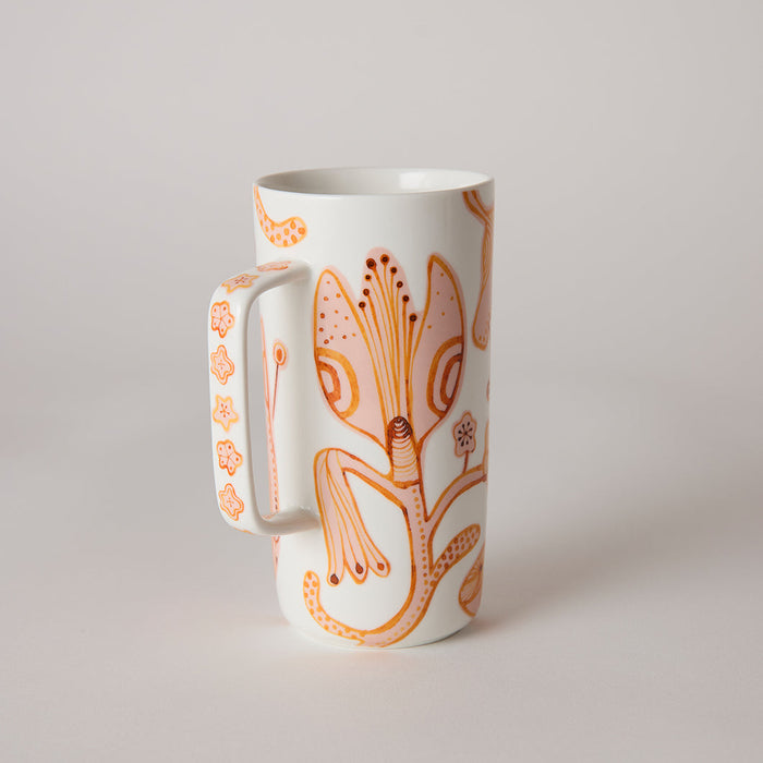 Angus & Celeste - Tall Tea Mug - Pink Sienna Jungle