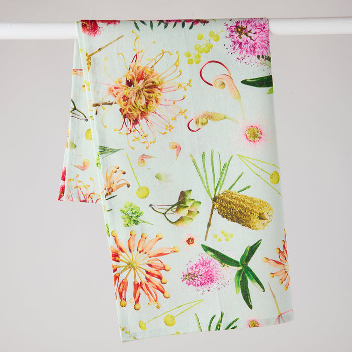 Angus & Celeste - Tea Towel - Australian Flora Mint