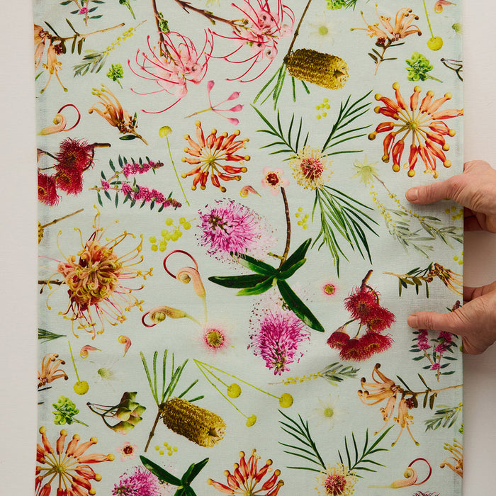 Angus & Celeste - Tea Towel - Australian Flora Mint