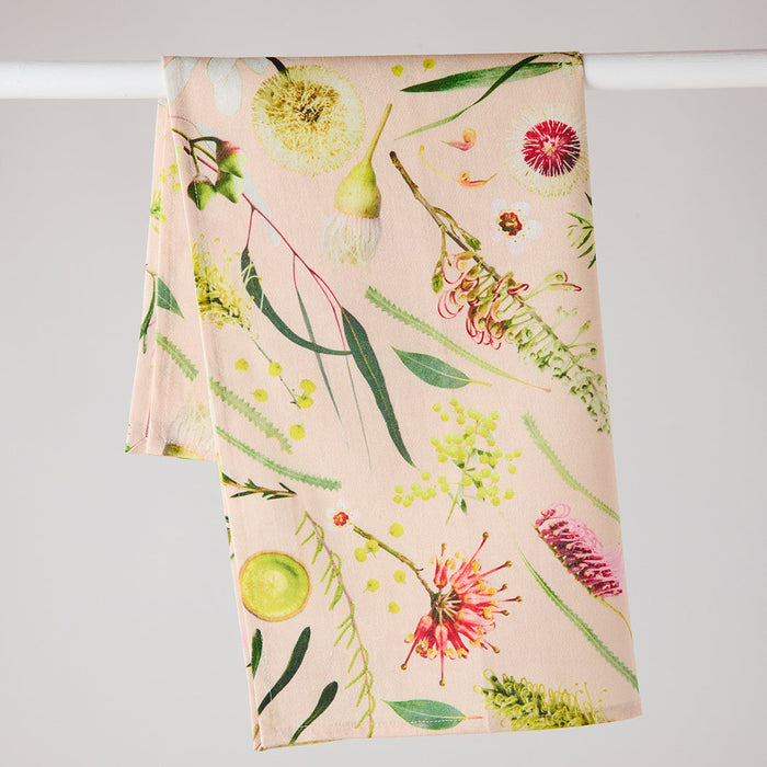 Angus & Celeste - Tea Towel - Australian Flora Peach