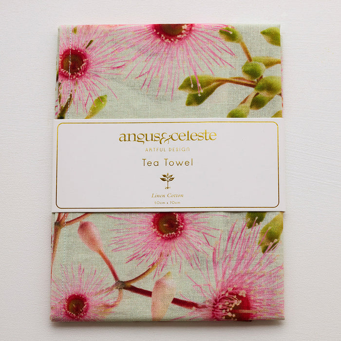 Angus & Celeste - Tea Towel - Fairy Floss Eucalyptus