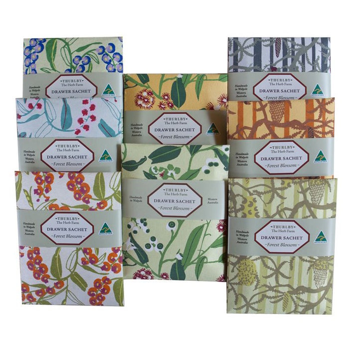 Thurlby Herb Farm - Drawer Sachet - Terra Bella - Gum Forest Blossom