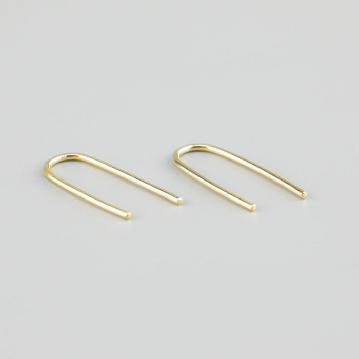 Ayana Jewellery - Thread Through Earrings - Yellow Gold