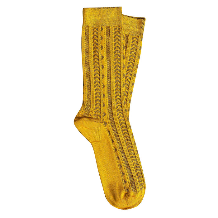 Tightology - Trastevere - Cotton Socks - Mustard