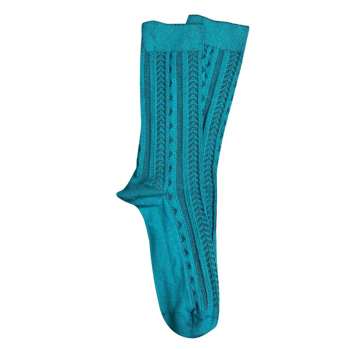 Tightology - Trastevere - Cotton Socks - Teal