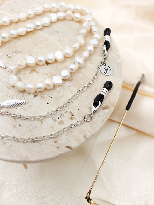Sunny Cords - Bead It Pearl White Silver - Glasses Chain